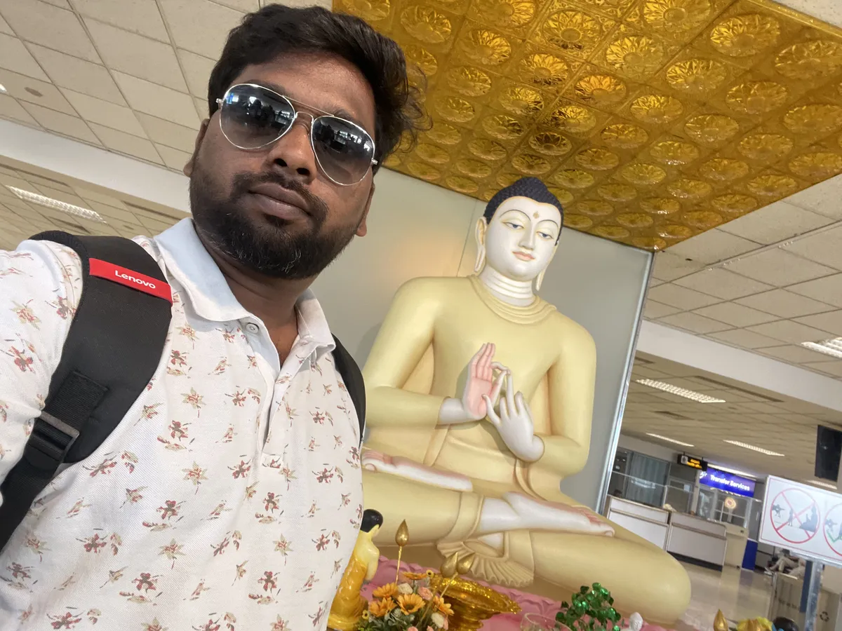 Rahul Govindu arriving at Bandaranaike International Airport, Colombo